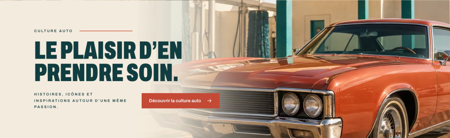 Section Culture auto du site Auto Wash