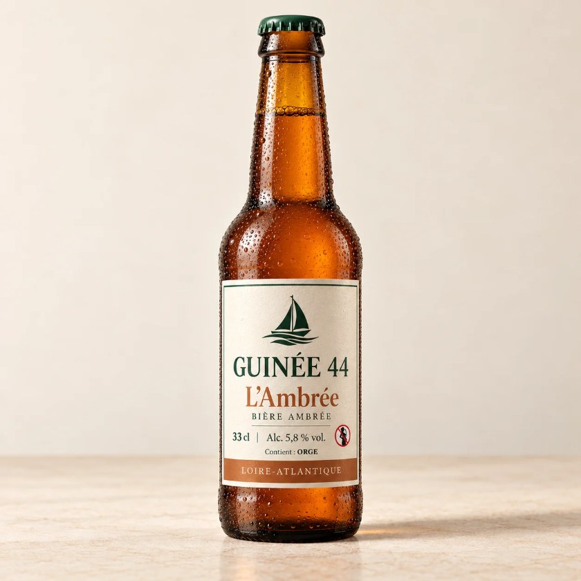 Bouteille de L’Ambrée Guinée 44