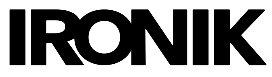 Logotype IRONIK noir sur fond blanc